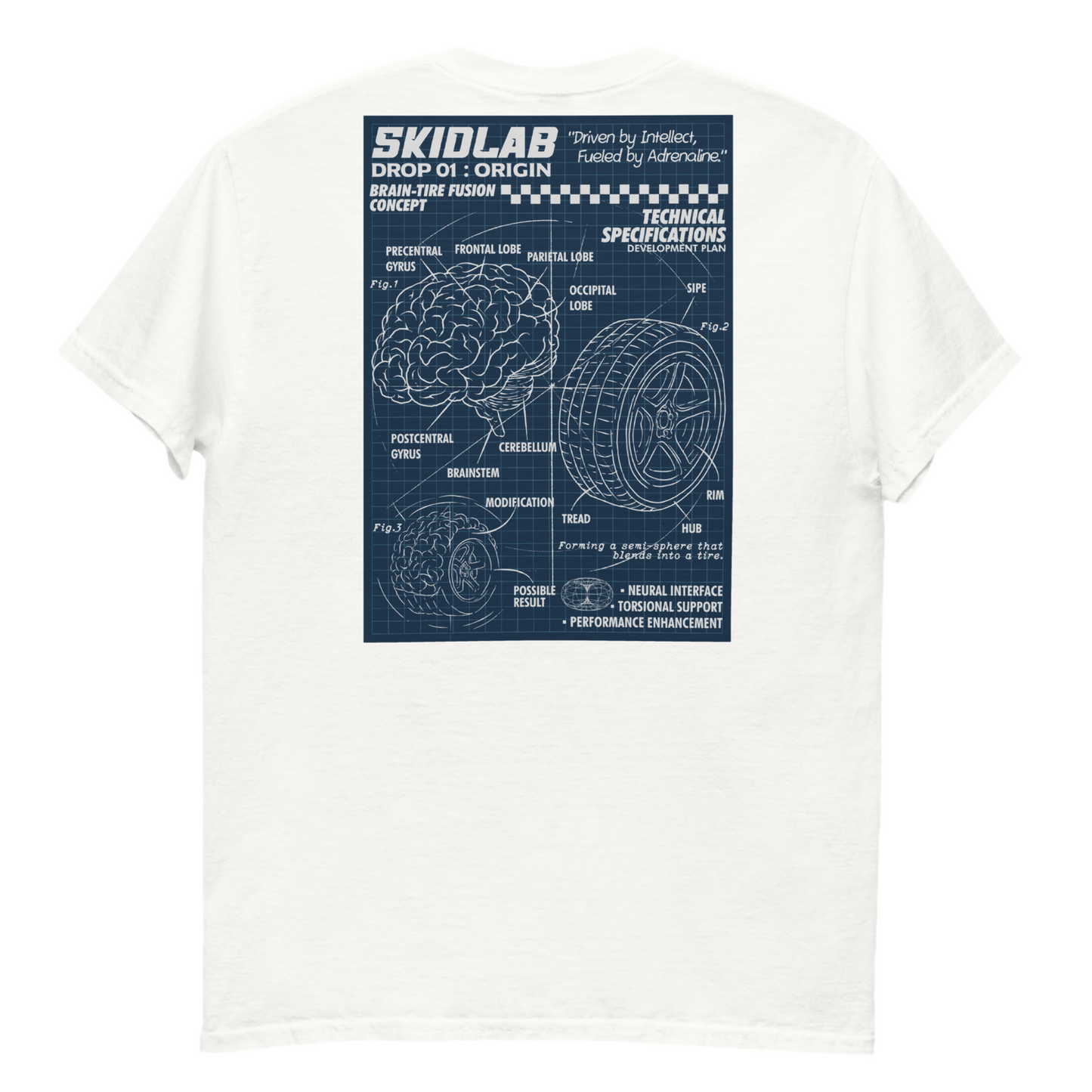 Drop 001 : Origin | Schematic Alpha - Garage Tee Edition