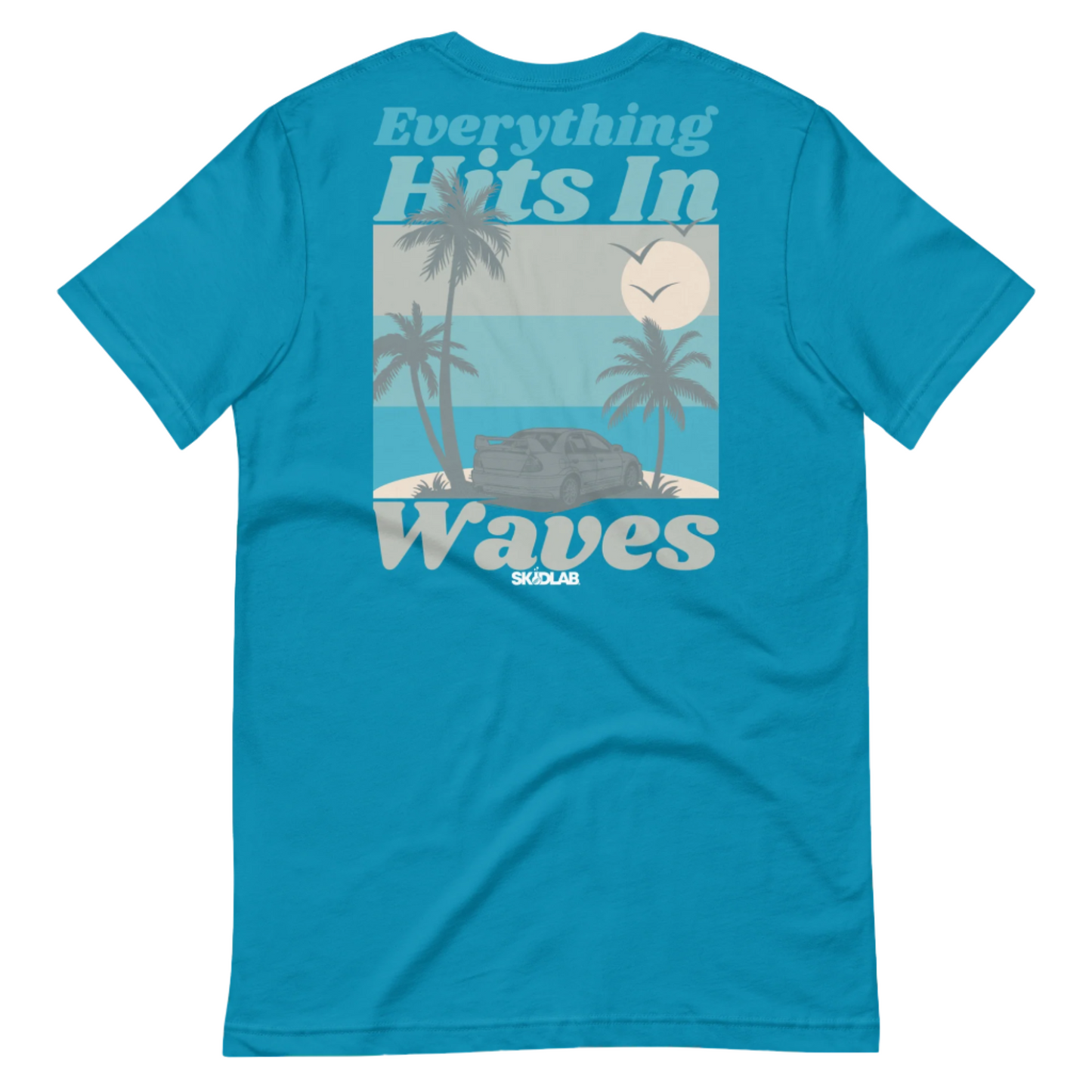 Summer Graphic T-Shirt - Everything Hits In Waves