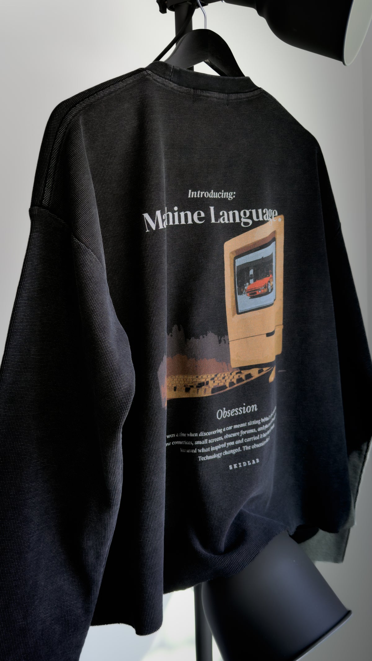 Machine Language Waffle Long Sleeve