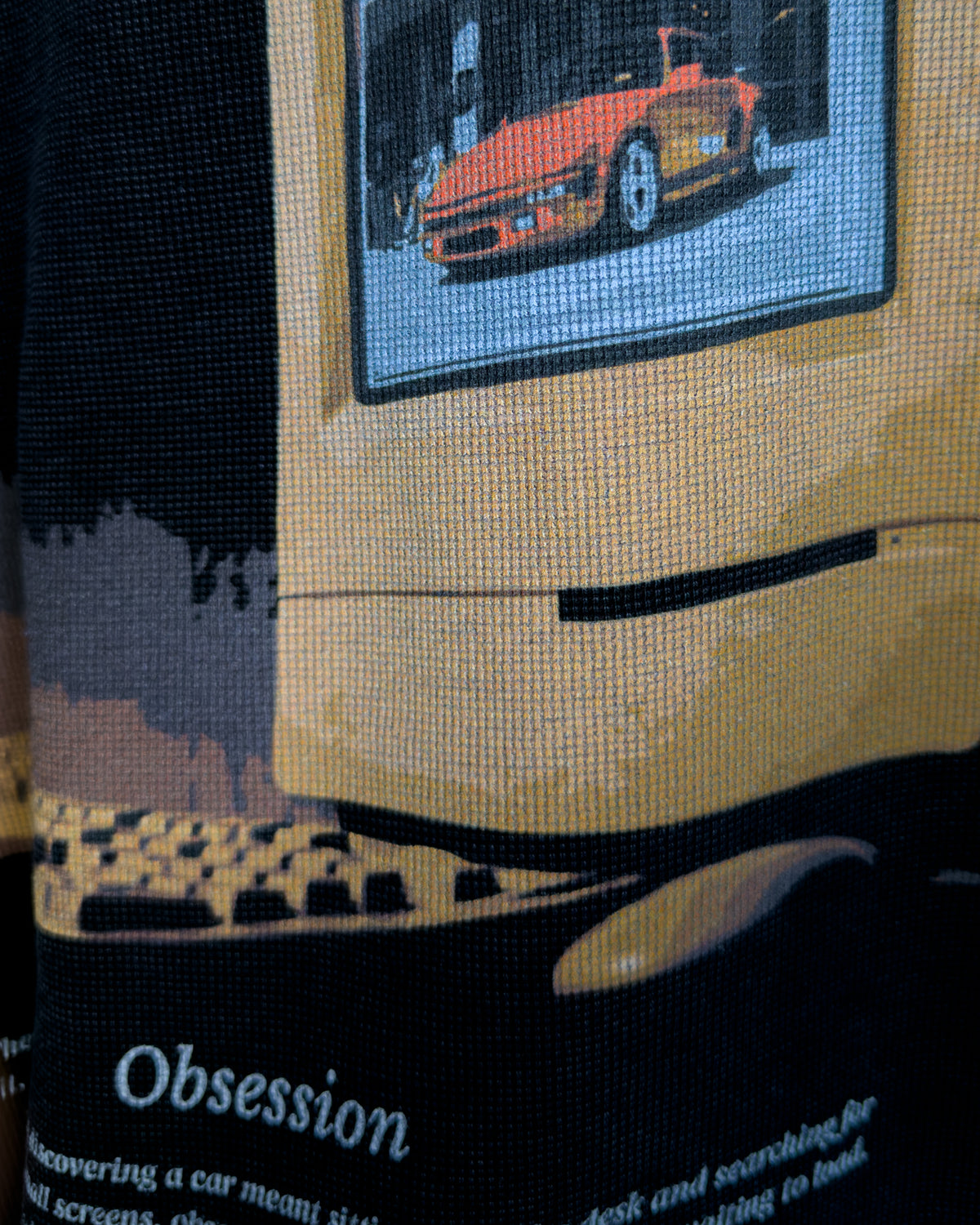 Machine Language Waffle Long Sleeve