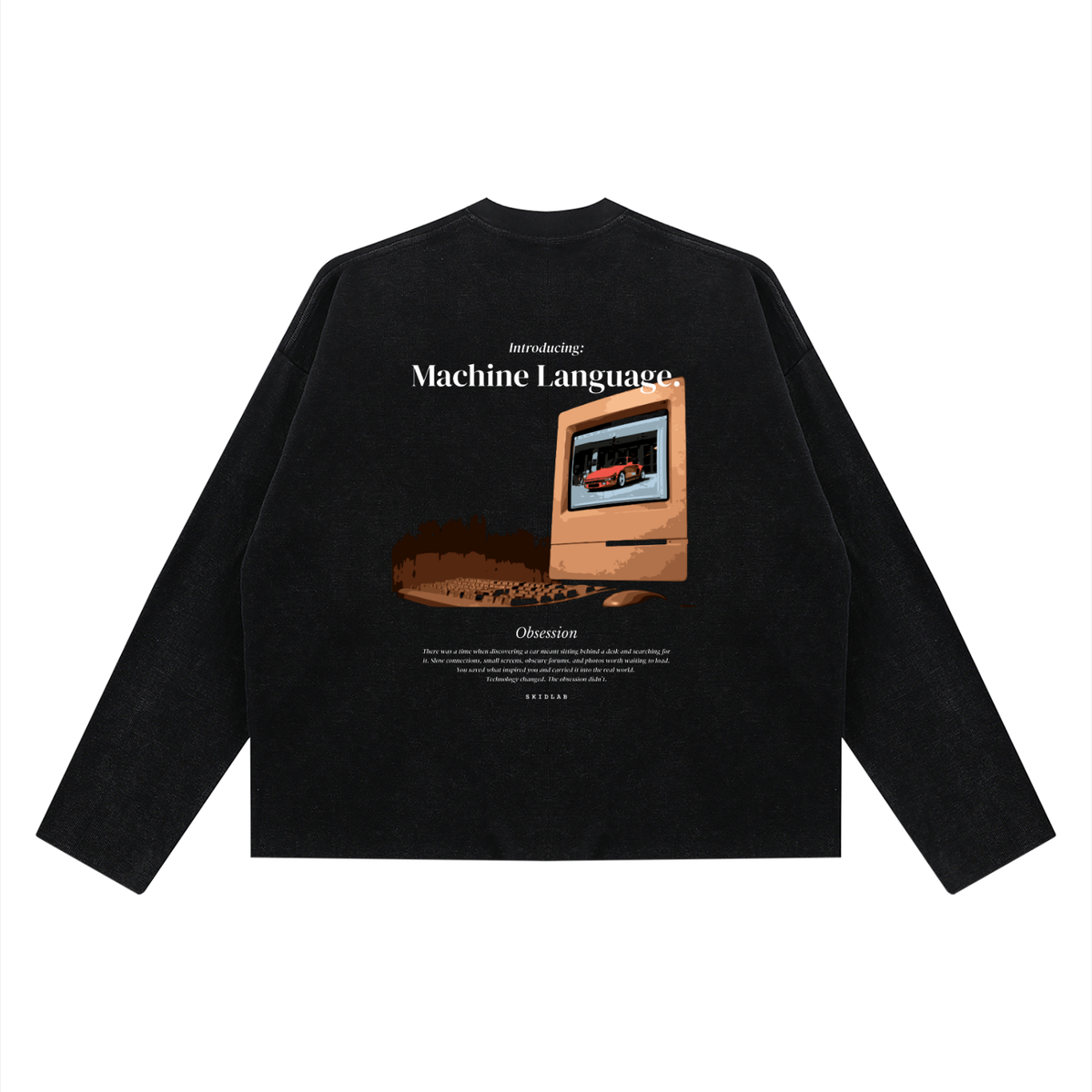 Machine Language Waffle Long Sleeve