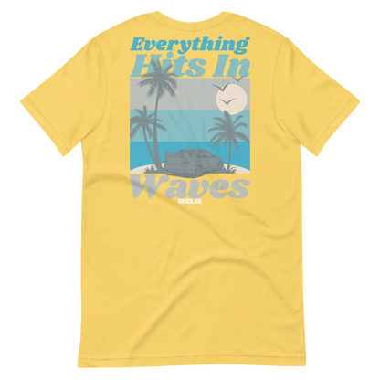 Summer Graphic T-Shirt - Everything Hits In Waves